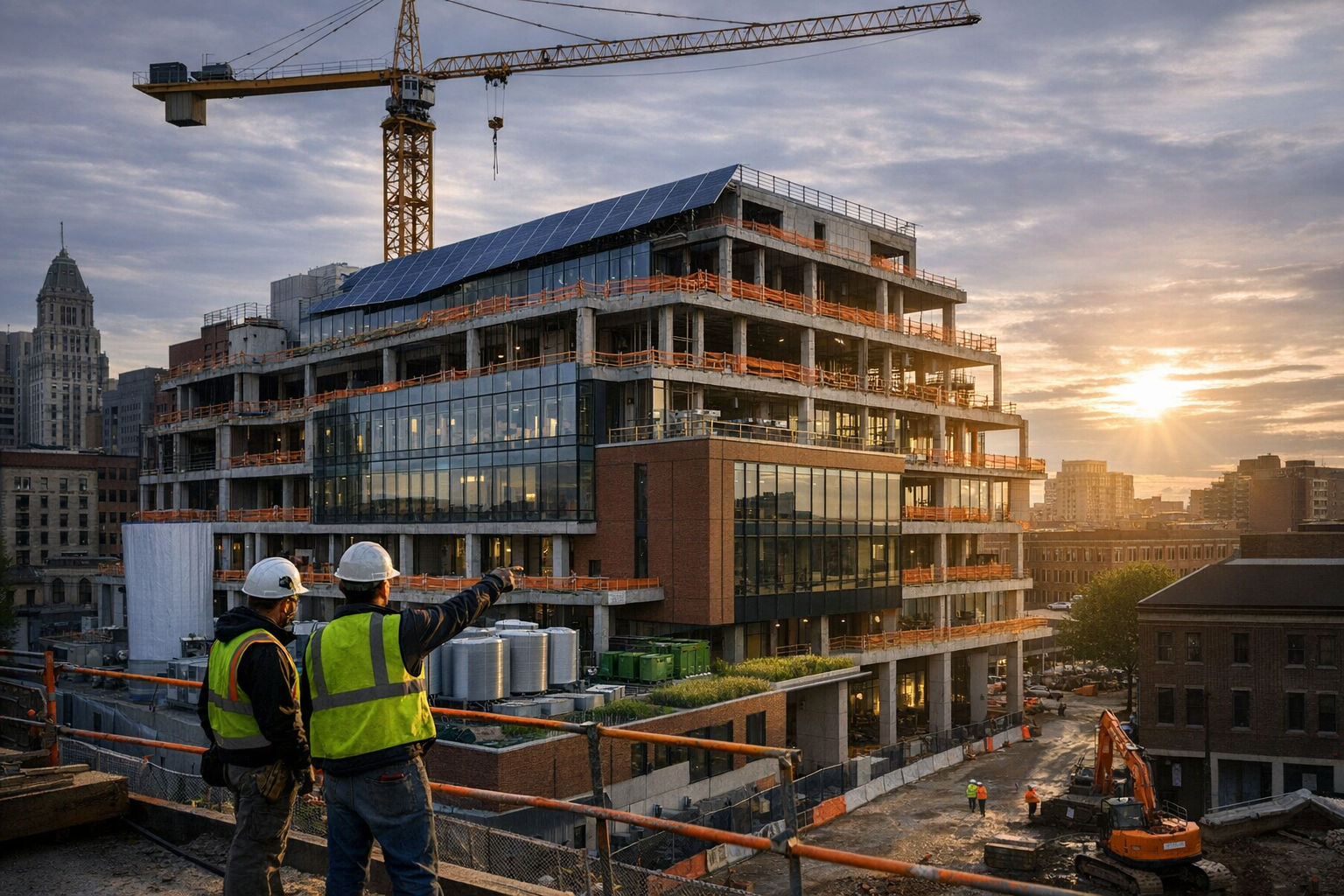 UMD Social Work Building Nears Midpoint with Ambitious Green Design ...