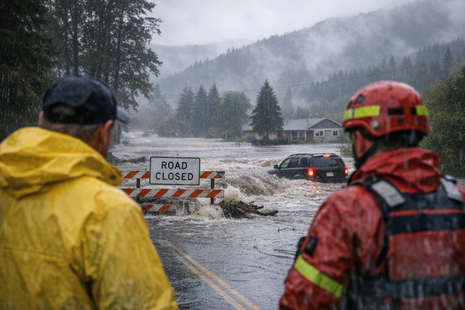 Atmospheric Rivers Bring Heavy Rain to Lane County, Flood Watch Issued ...