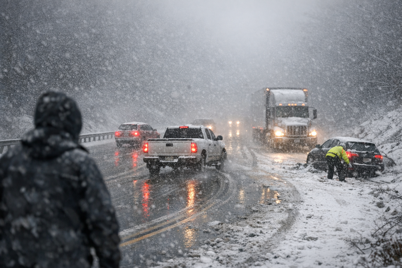 Snow Squall Hits Perry County, Roadways Turn Slick Quickly | Prism News