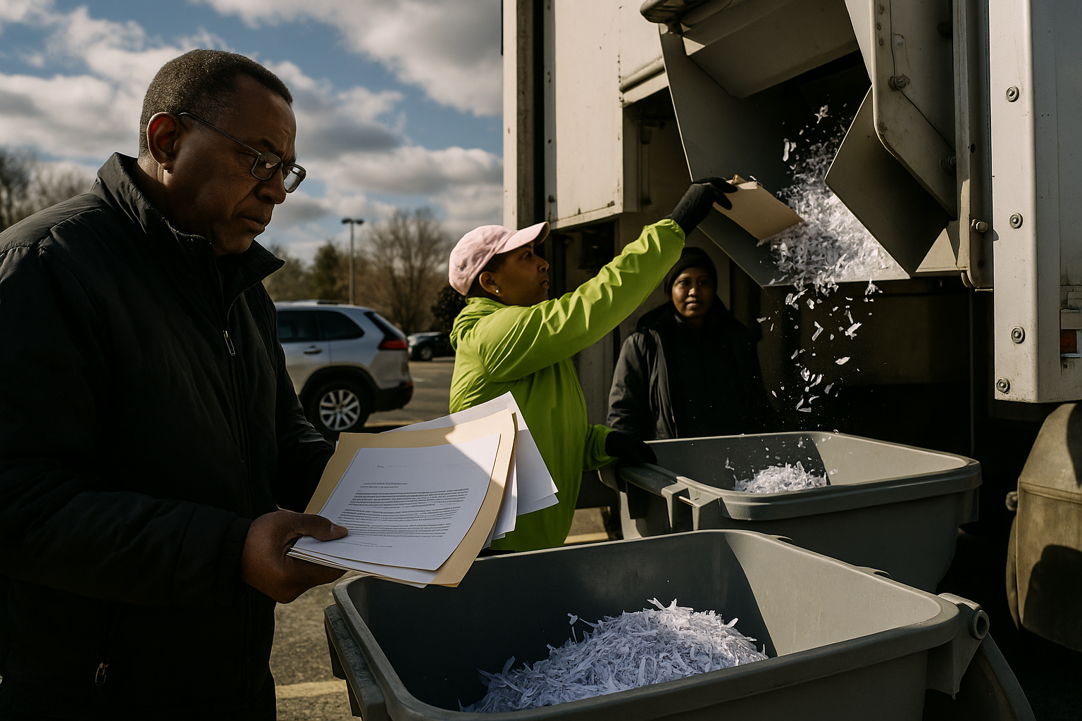 Shredding Objects Clinton Community Shred Day Removes Sensitive Paper and Risk | Prism News
