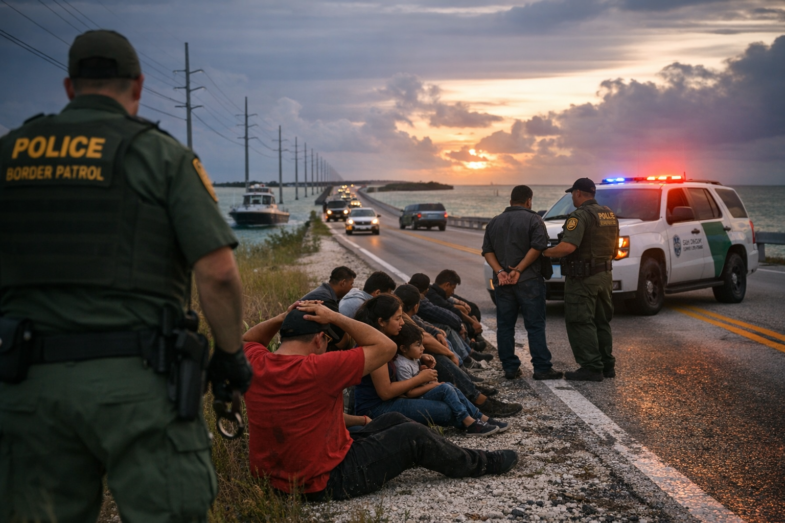 Federal immigration enforcement intensifies along Overseas Highway ...