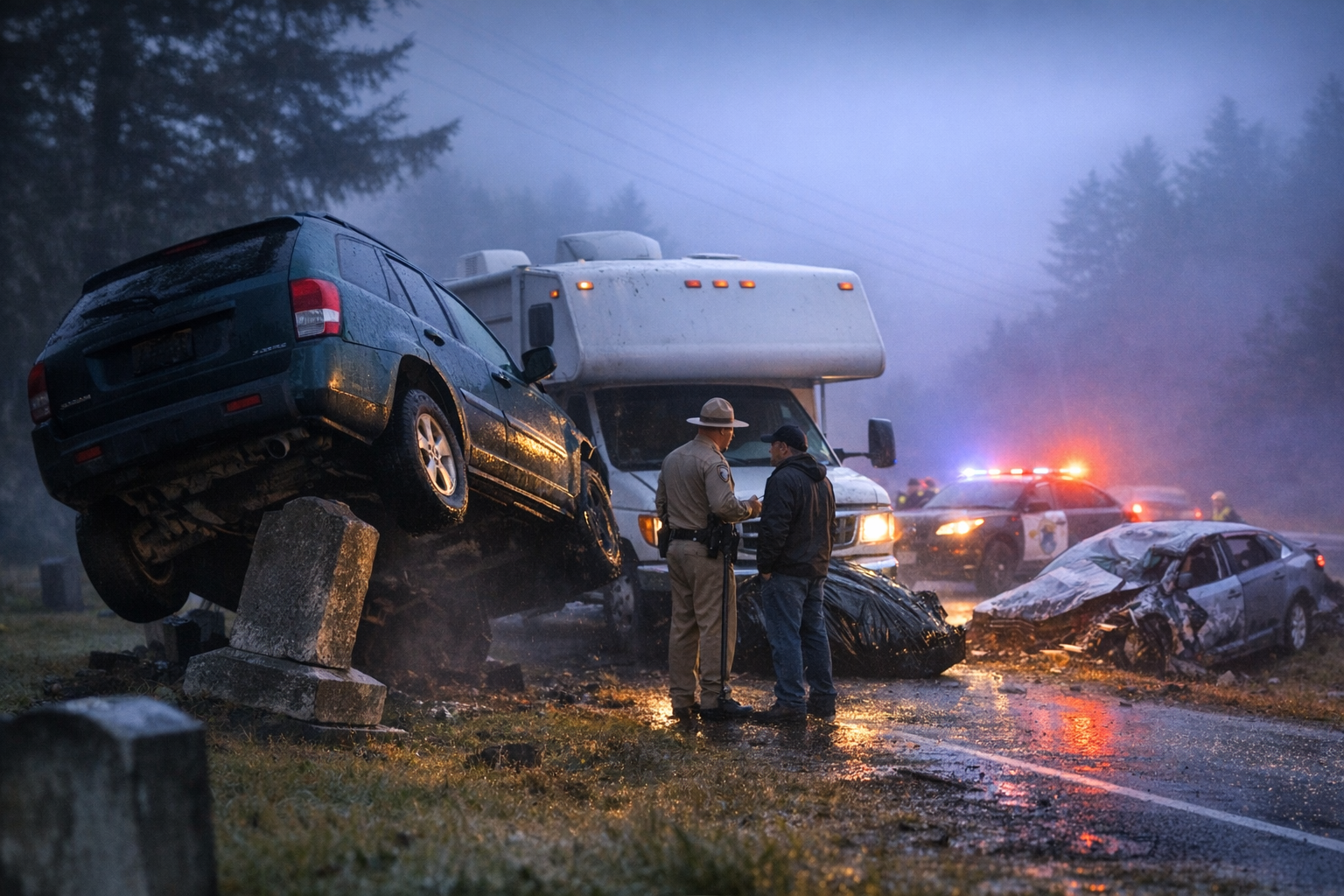 Multiple CHP-Responded Traffic Hazards and Collisions in Humboldt ...