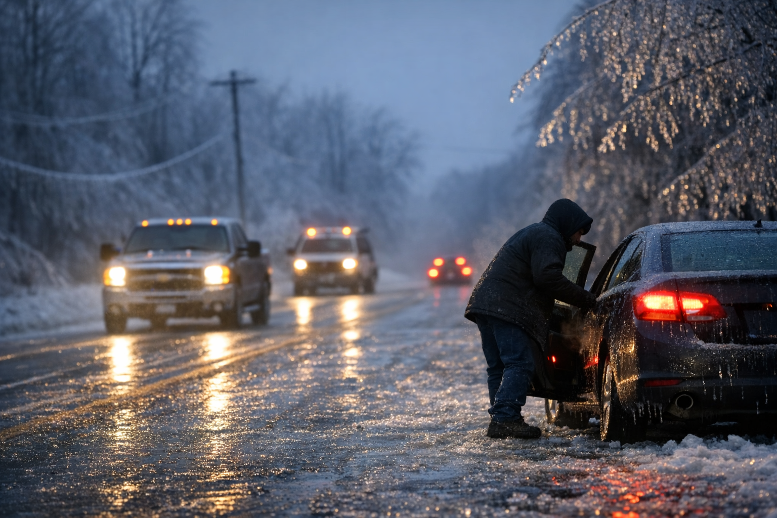 Freezing Rain Advisory Created Slick Roads Across Menominee County ...