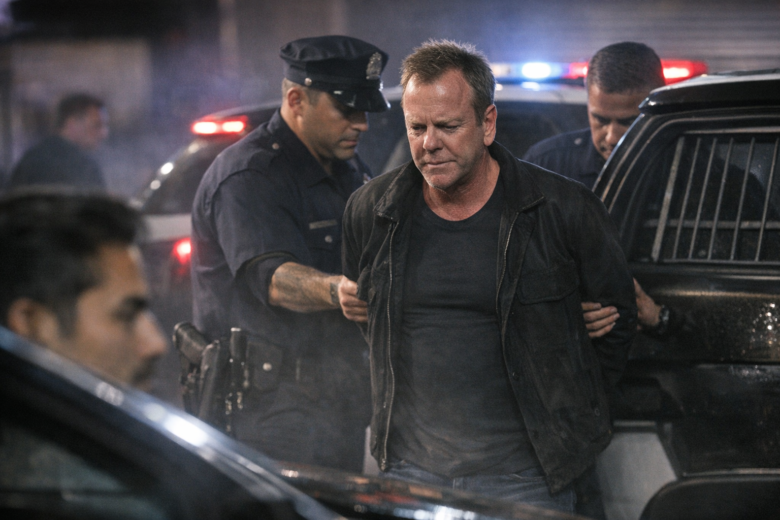 Kiefer Sutherland arrested after alleged assault on ride-hail driver