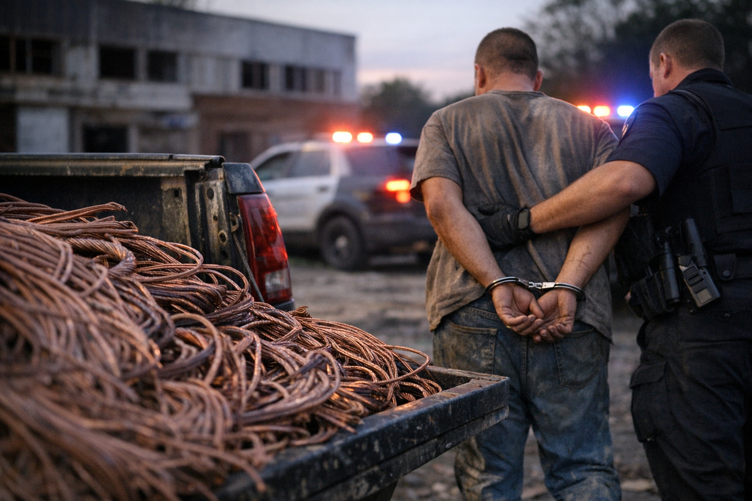 Fifth person arrested in theft of 1,000 pounds copper wiring | Prism News