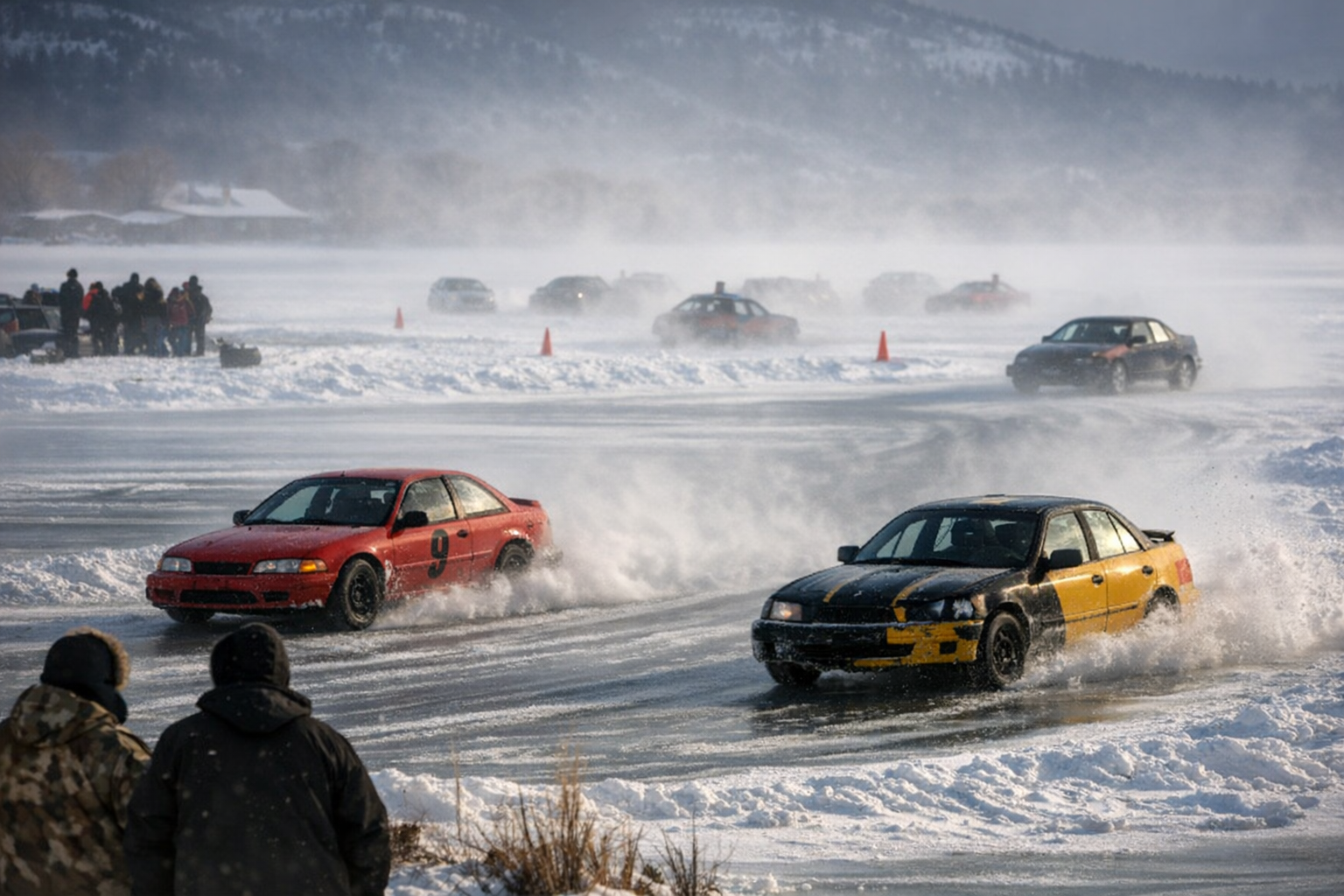 Garfield Lake Ice Racers Draw 21 Cars; Cold Cancels Second Set | Prism News