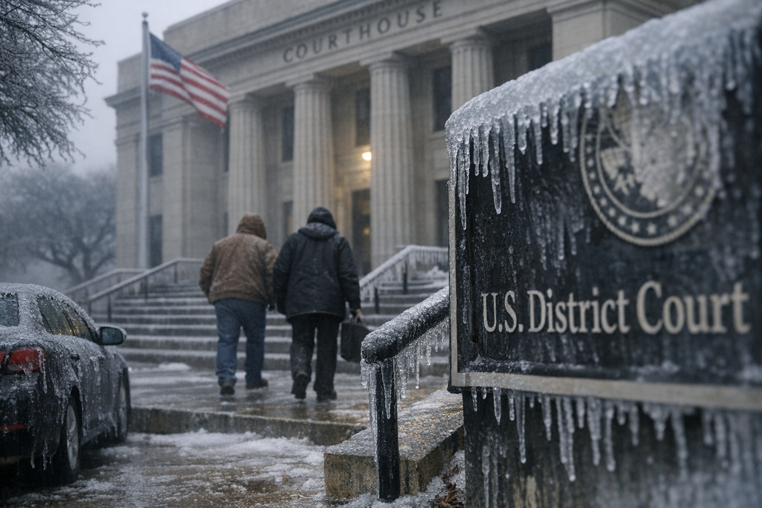 Del Rio Federal Courts Delayed to 1 PM Monday Amid Ice Warning | Prism News