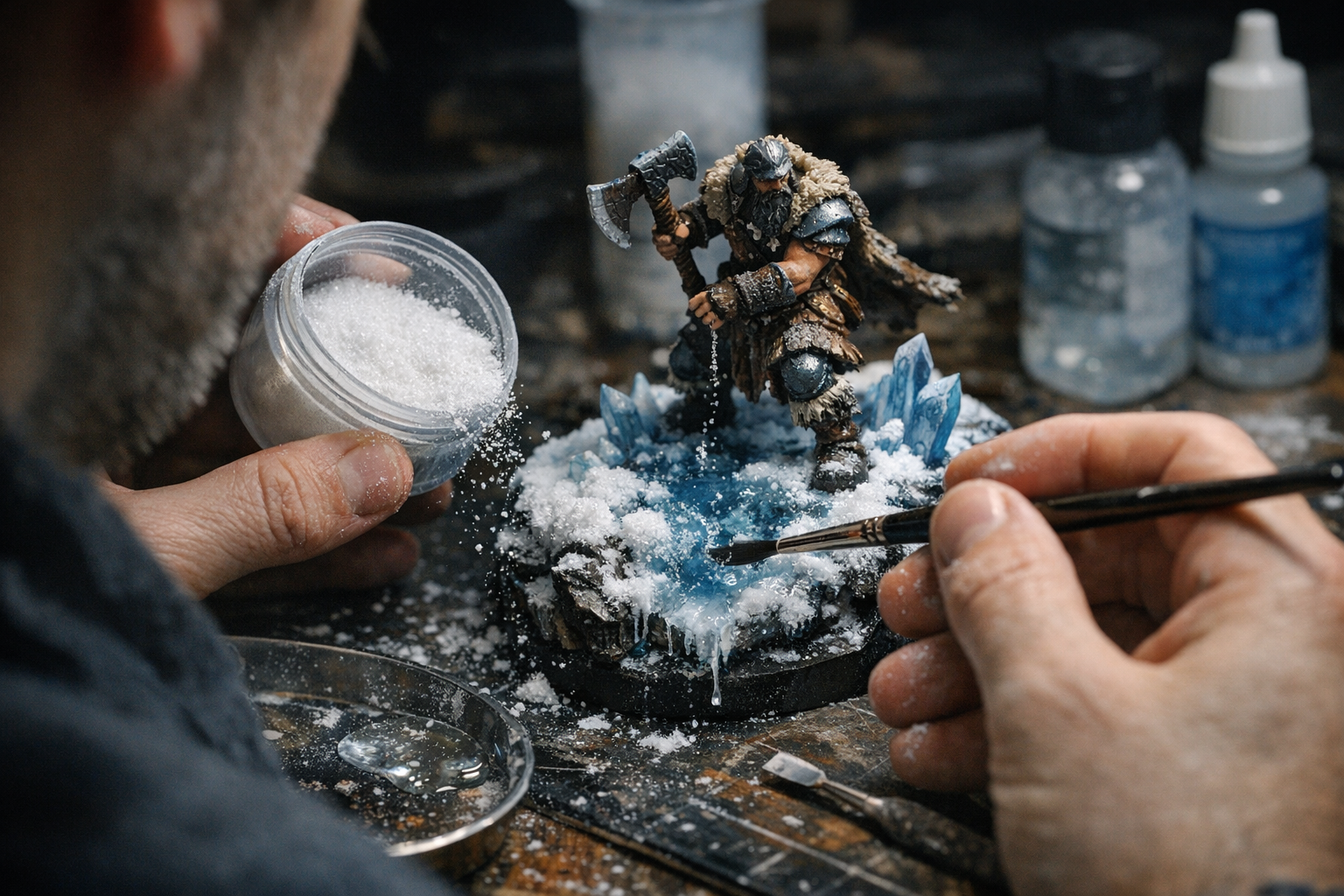 Snow Basing Miniature Painters Share Easy Fixes to Rescue Icy Snow Basing | Prism News