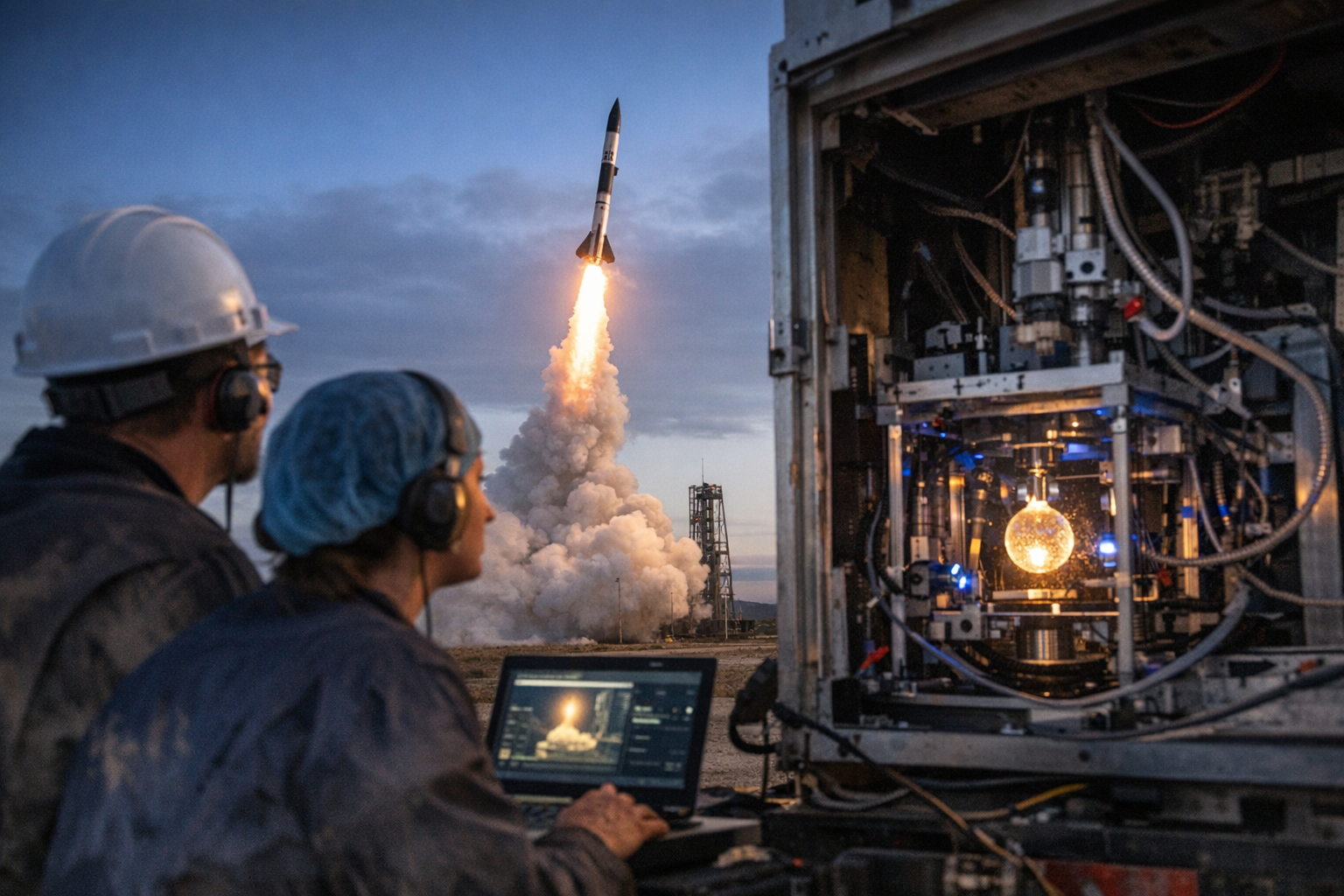 Microgravity Test Rig Sounding-Rocket COLORS Prints Soft Matter in 267 km Microgravity Test ...