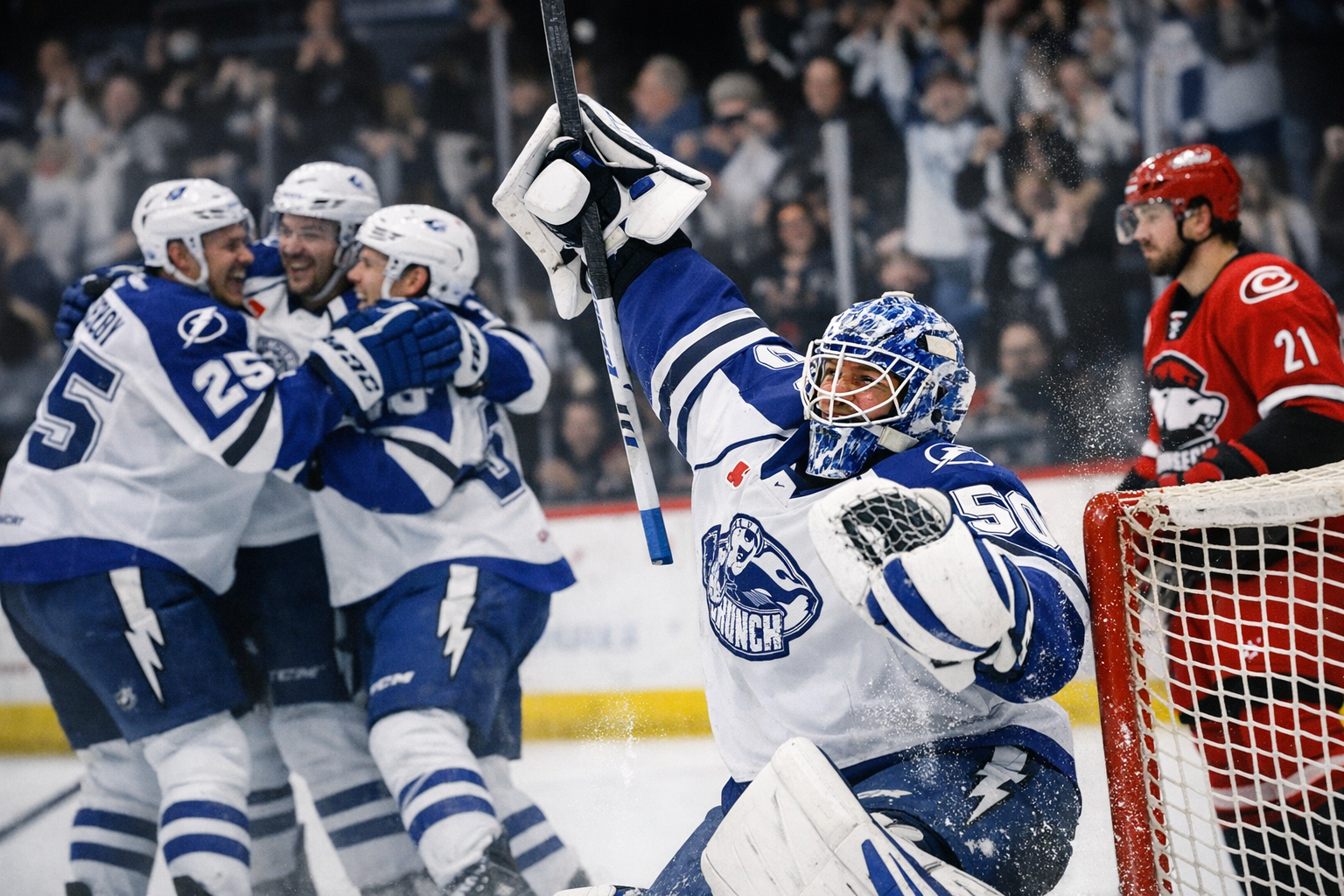 Syracuse Crunch Blank Charlotte Checkers 4-0, Extend Win Streak to ...
