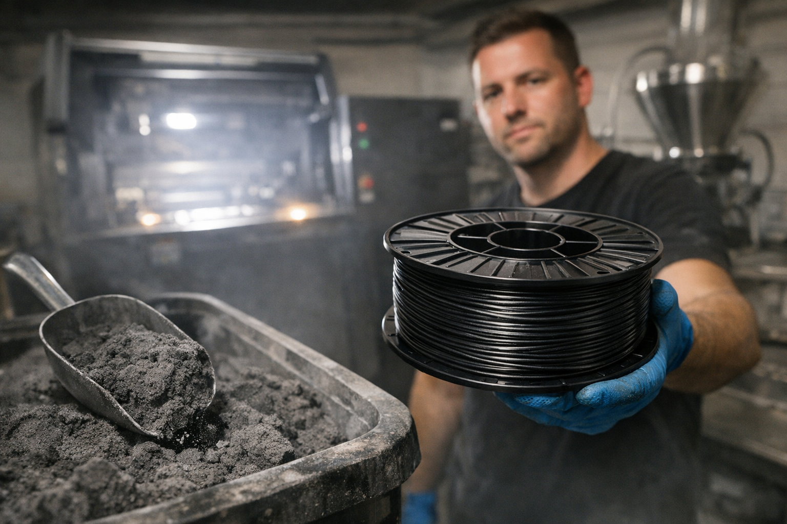 Powder Form Filament UK supplier Filamentive launches rPA12 nylon filament from 100% ...