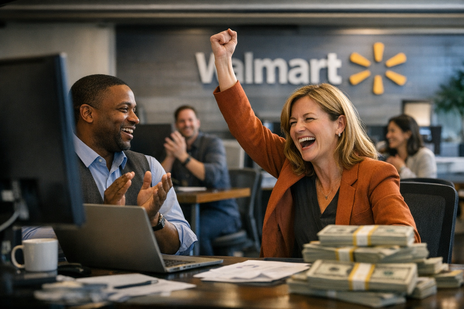 Curated visual reference: Walmart To Pay Corporate Employees 121 Of Target Bonuses For Photo Inspiration