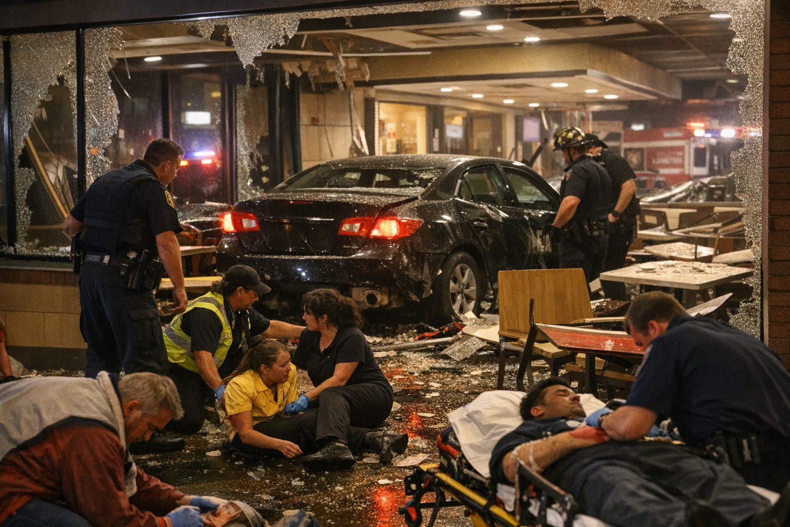 Alleged Drunk Driver Backs Car Into Kaufman McDonald's, Injuring Four ...
