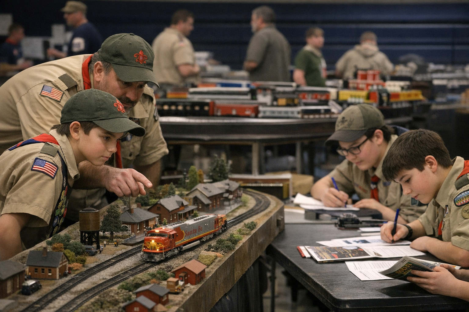 Scouting Train Vip Scout Troop 964 Hosts Annual Model Train Show, Railroading Merit Badge ...