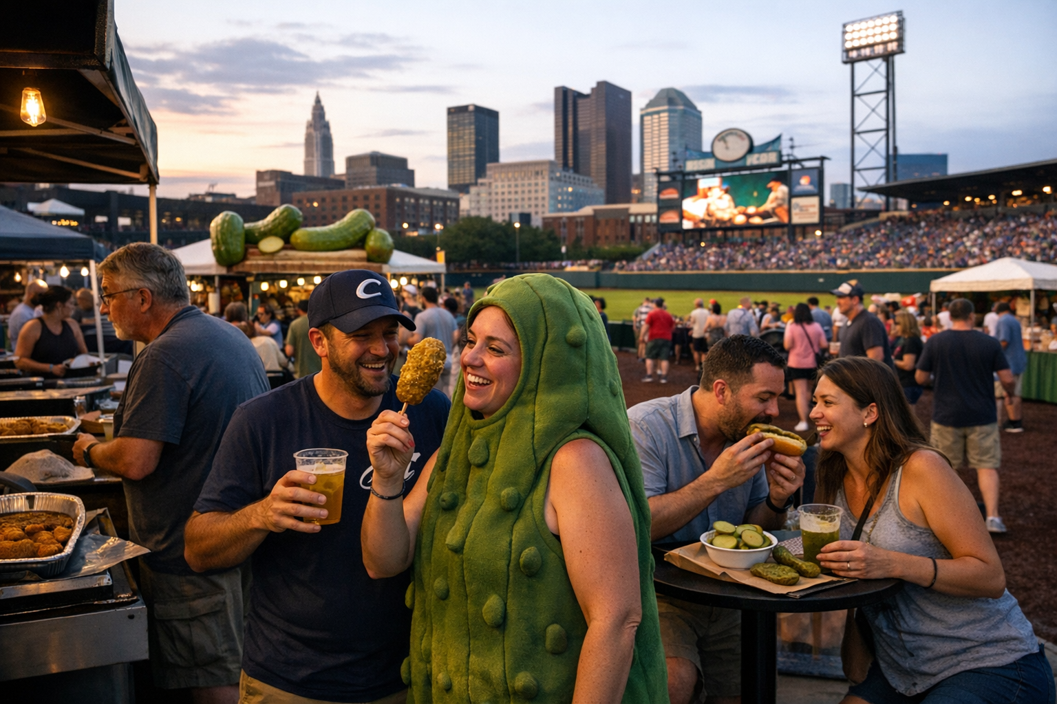 Columbus Clippers Host Pickle Palooza Food Festival at Huntington Park ...