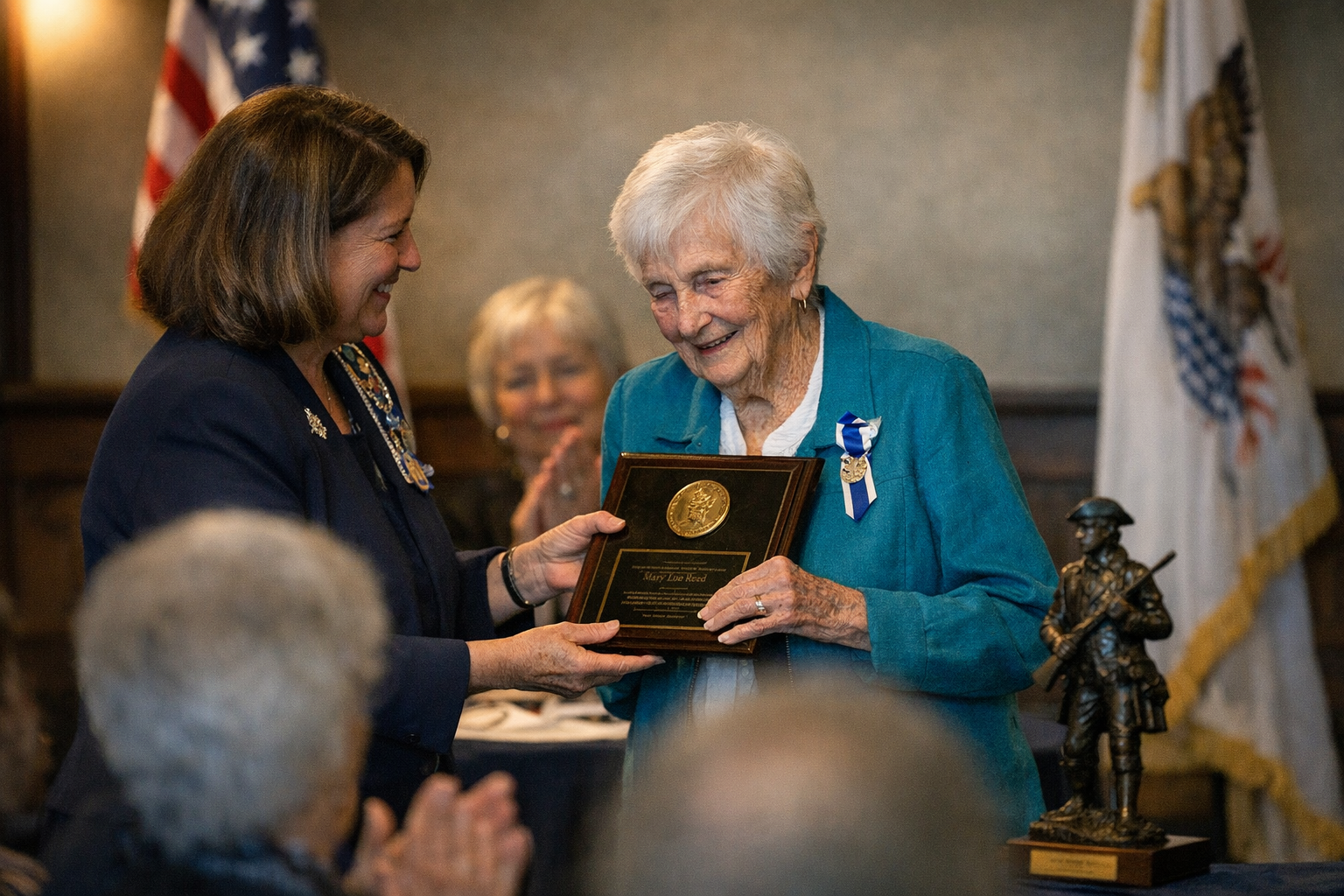 Mary Lou Reed Receives DAR Women in American History Award in Coeur d ...