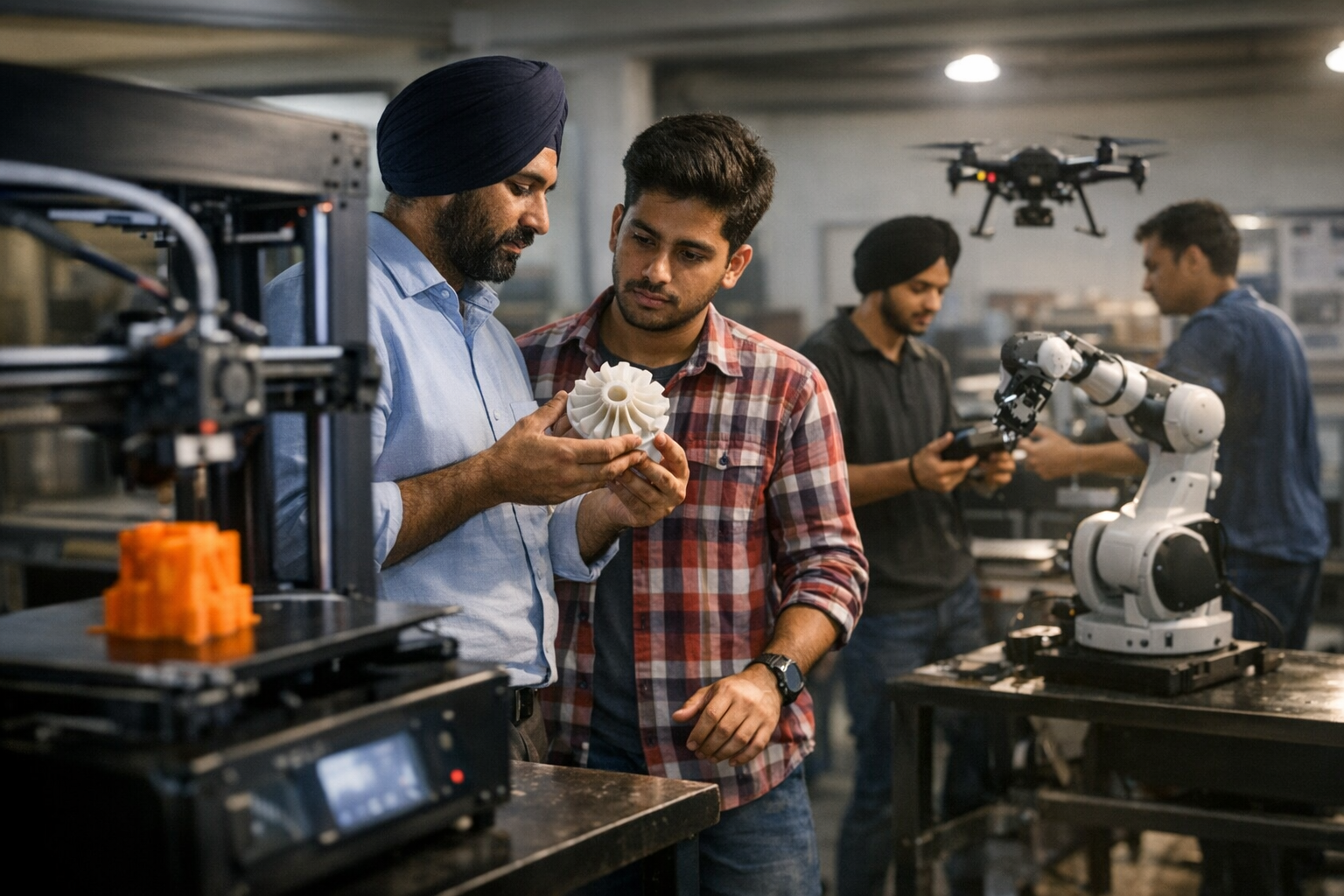 Punjab Opens ₹23 Crore Tech Hub Offering 3D Printing and Robotics ...