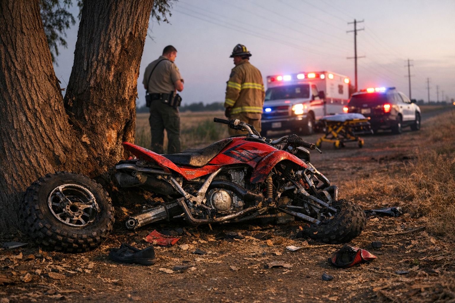 Teen ATV Rider Dies After Wheel Failure Causes Crash in Fresno County ...