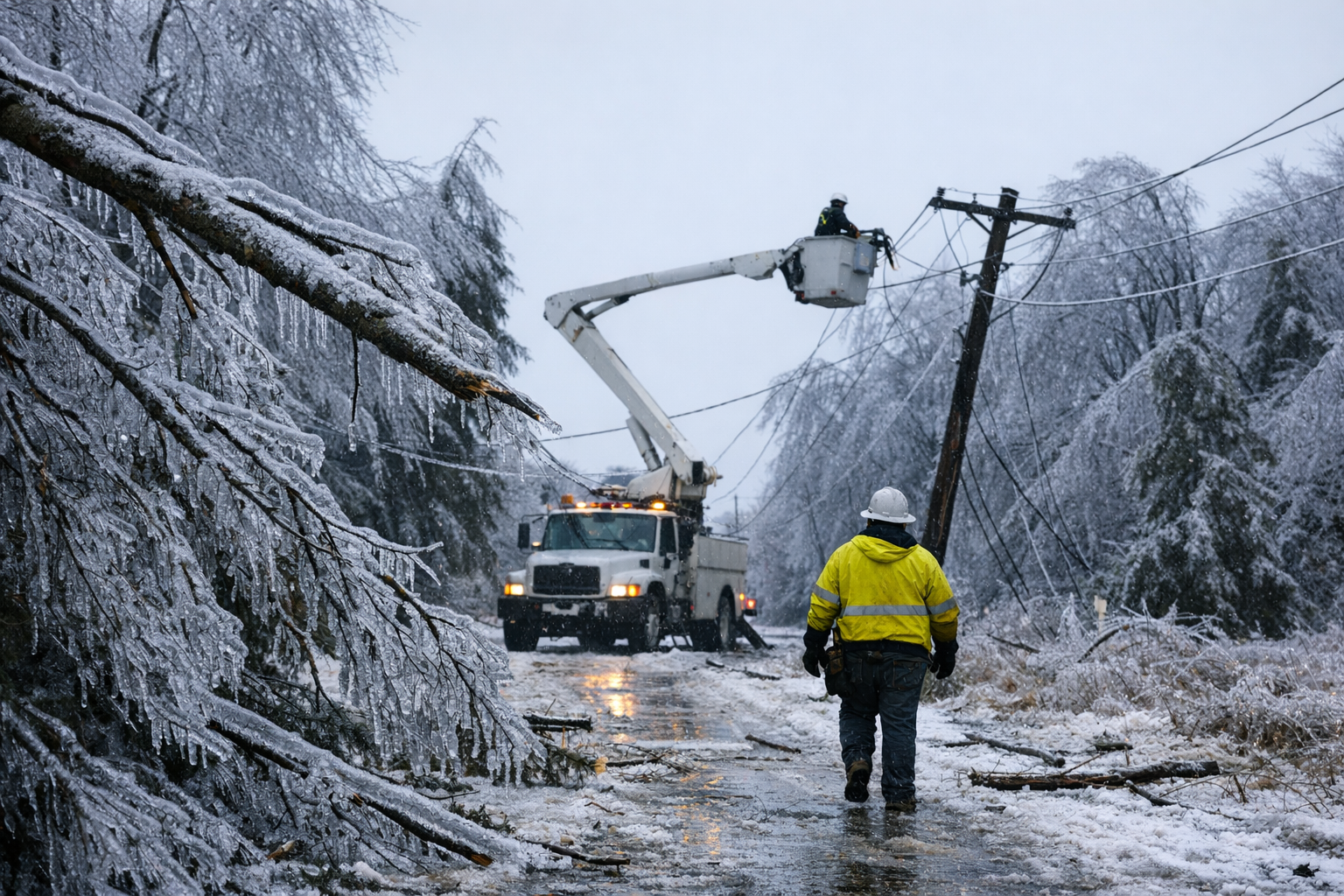 April Ice Storm Knocks Out Power Across Menominee County, Northeast ...