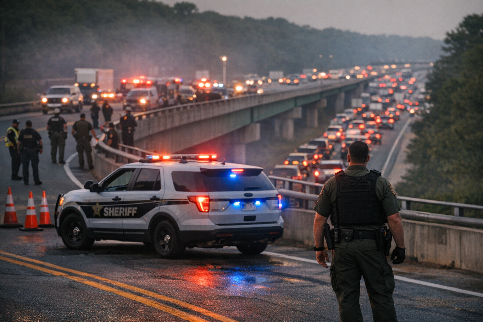 Forsyth County Sheriff Closes Browns Bridge Over GA 400 After Incident ...