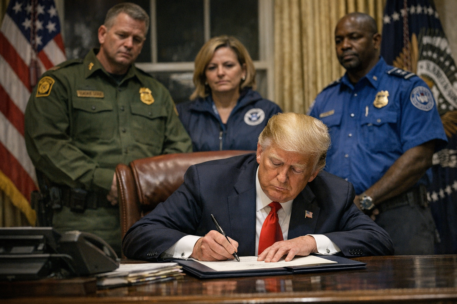 Trump Orders Back Pay for All DHS Workers After Six-Week Partial ...