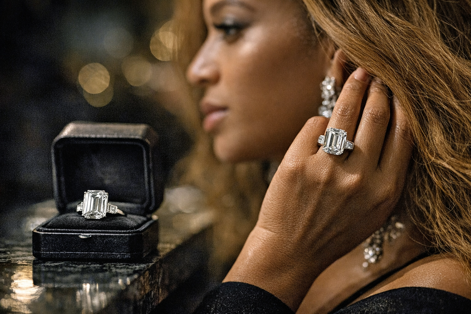 Beyoncé's 24-Carat Emerald-Cut Engagement Ring: History, Design, and ...