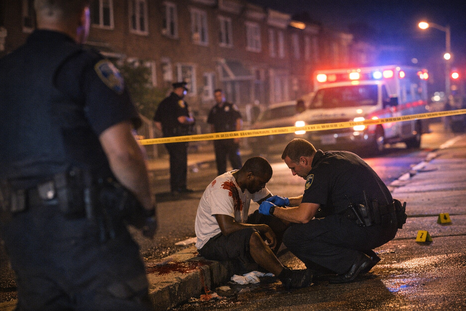 Three men wounded in separate Baltimore shootings Friday evening