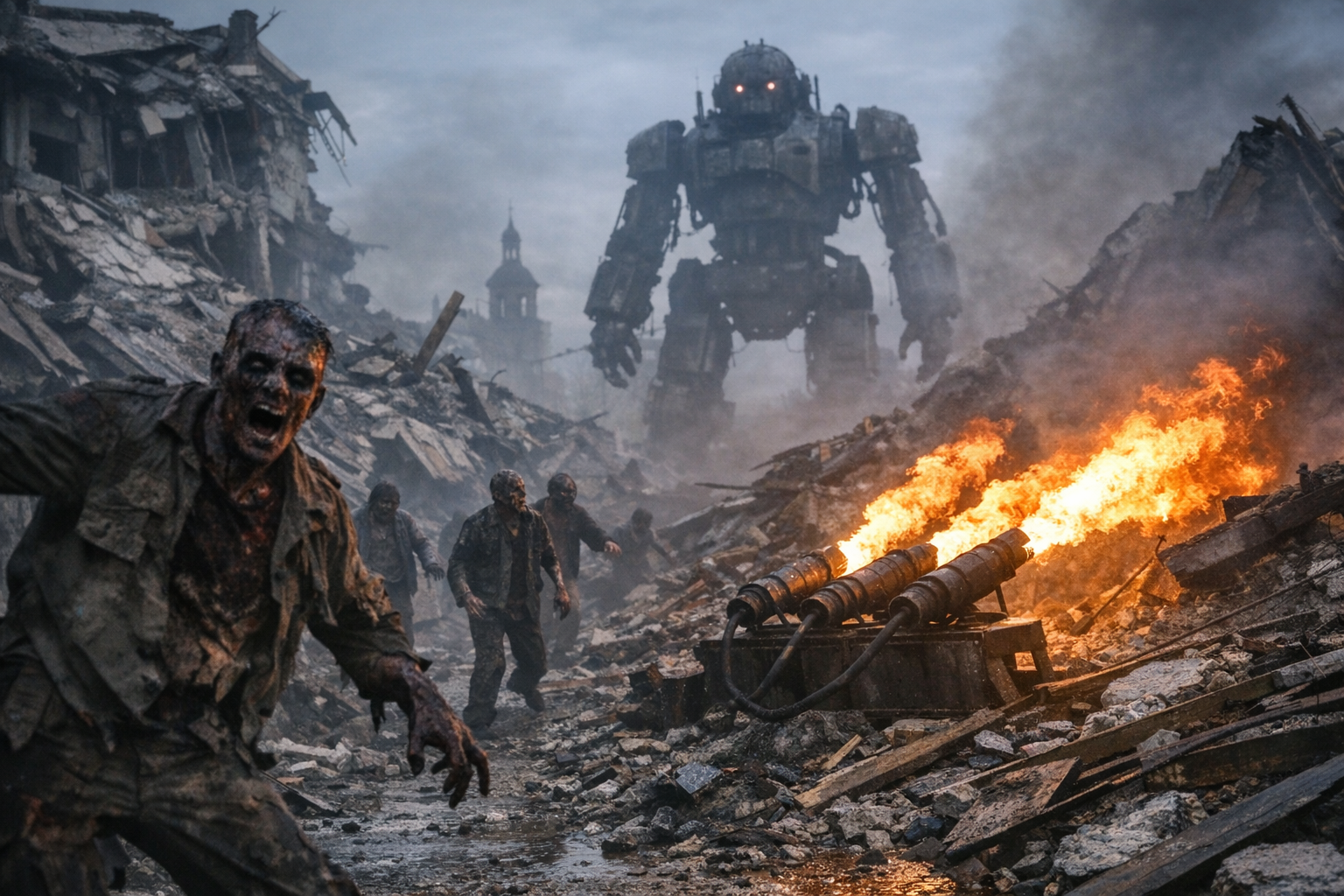 Robots Reloaded Totenreich Zombies Teasers Spark Origins Robot Speculation Before ...