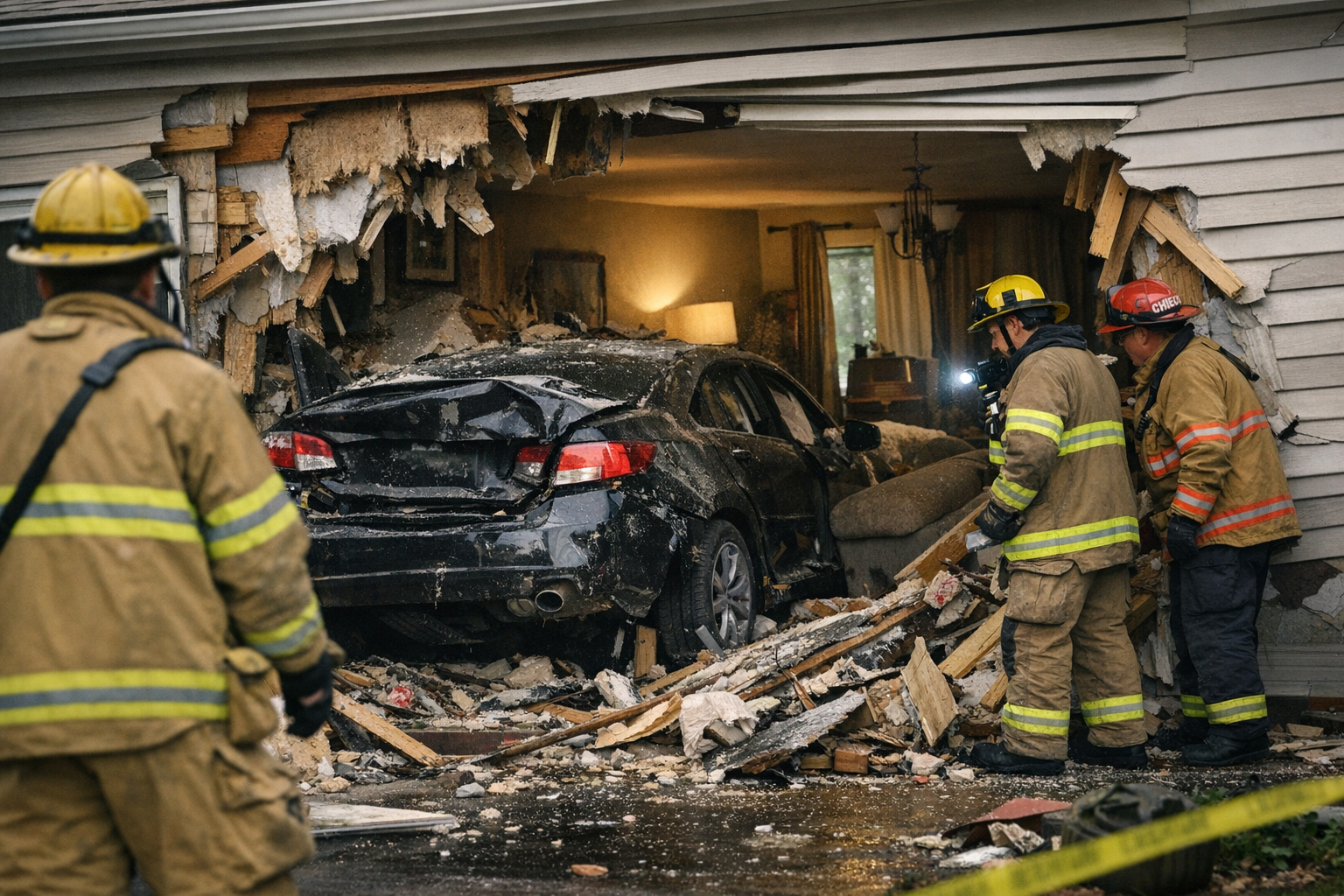 Car crashes into Willowbrook home, no injuries reported | Prism News