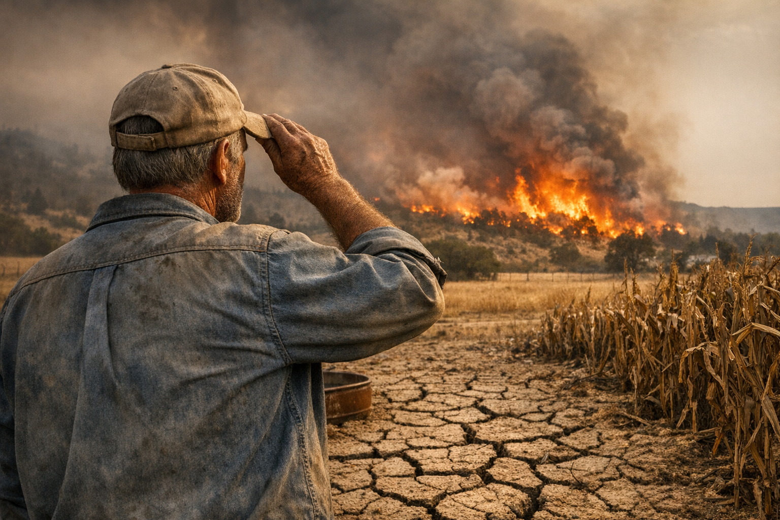 Record drought grips U.S., raising wildfire, food price and water ...
