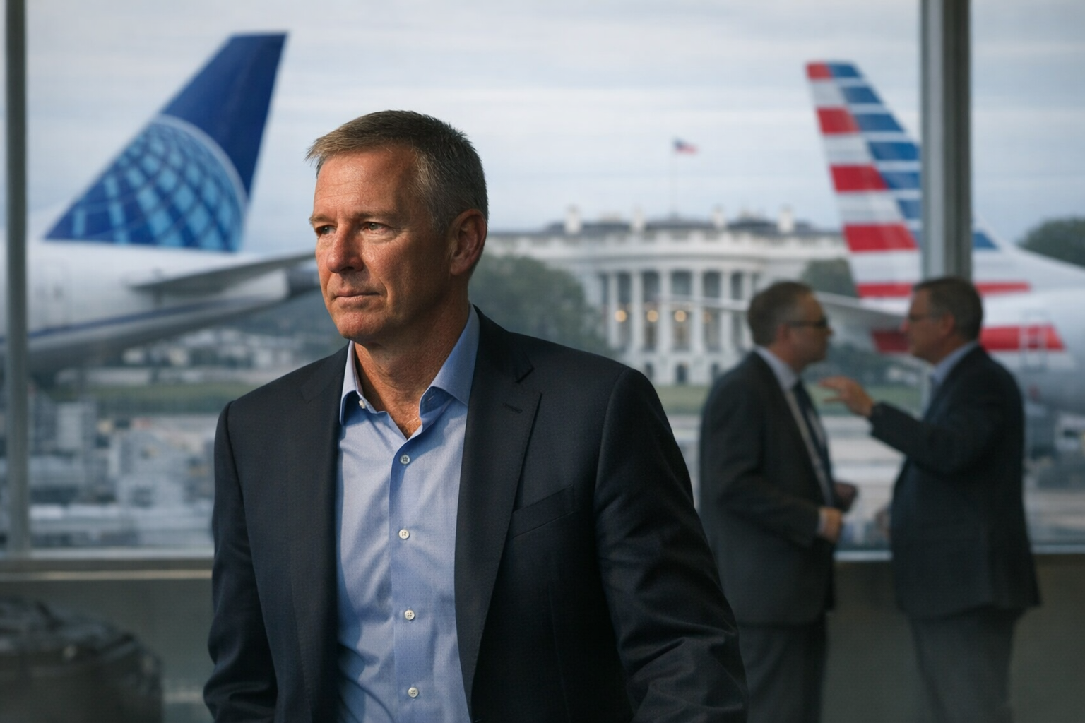 United CEO downplays American merger rumors as White House doubts deal ...
