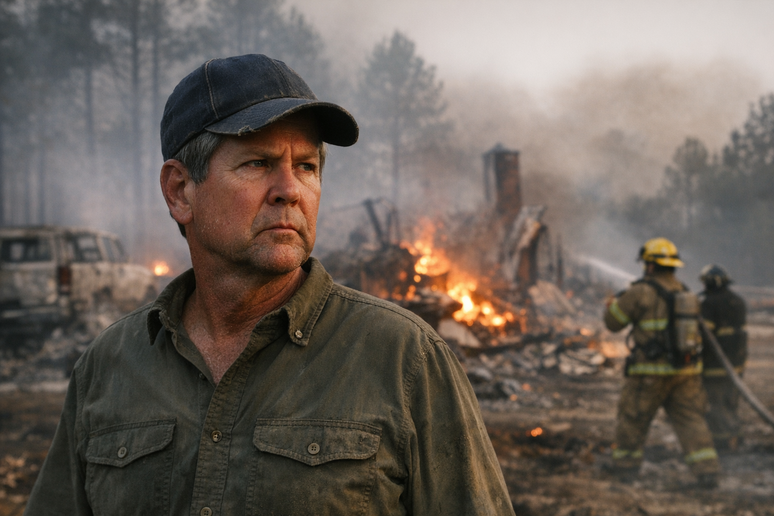Georgia Wildfires Destroy Dozens of Structures, Kemp Declares Emergency ...