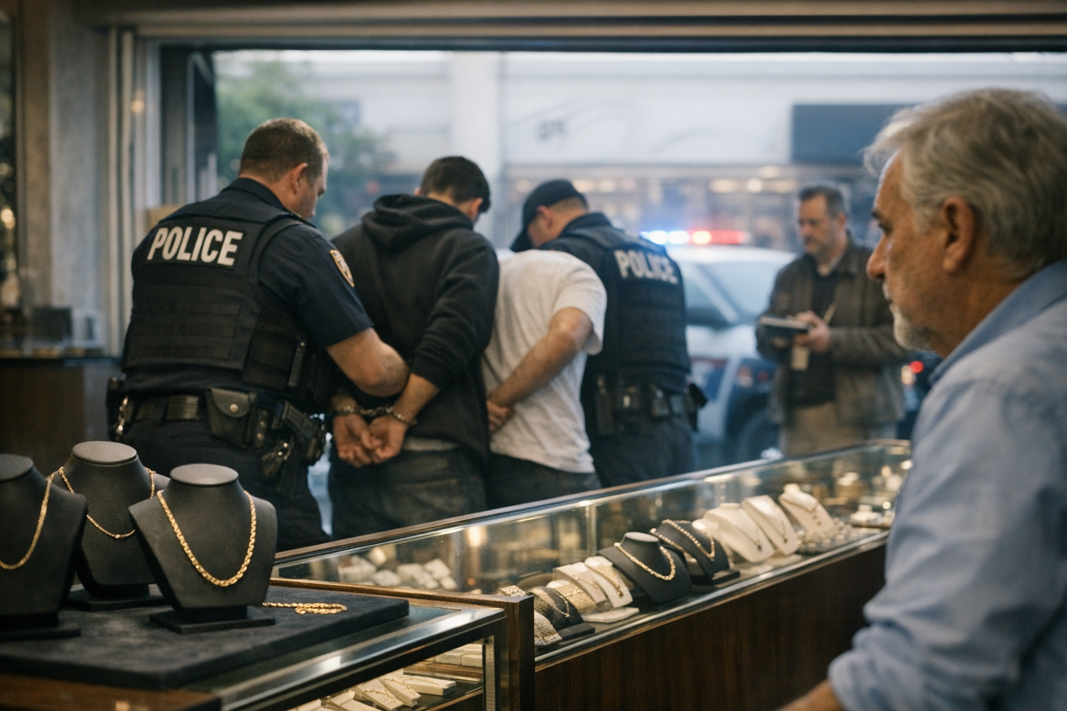 Three Arrested After Gold Chain Theft at Rocky Point Jewelry Store ...