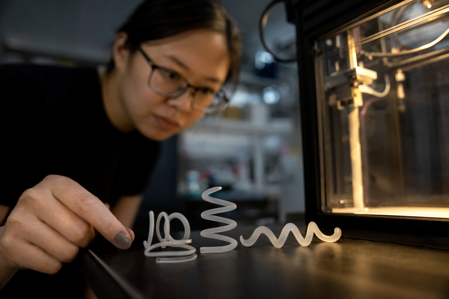 Harvard researchers 3D print soft filaments that move with heat | Prism ...