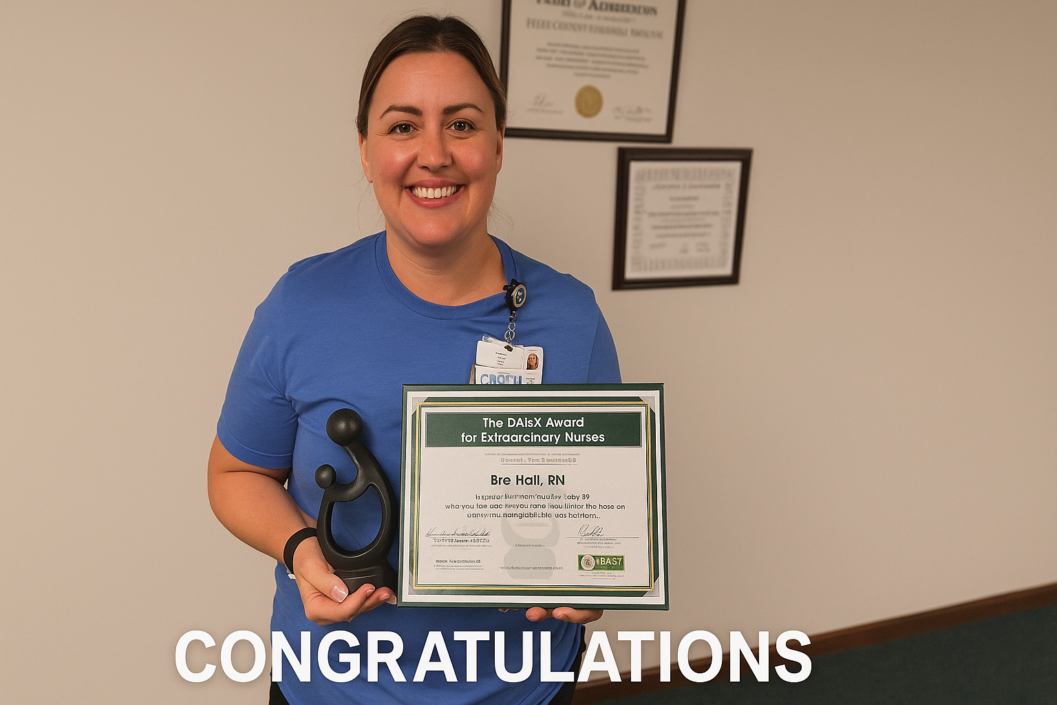 Perry County Nurse Bre Hall Honored with DAISY Award for Exceptional ...