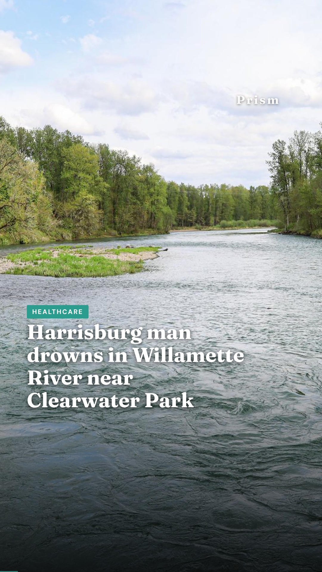 Harrisburg man drowns in Willamette River near Clearwater Park
