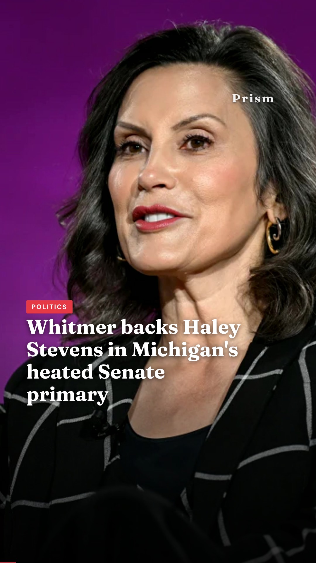 Whitmer backs Haley Stevens in Michigan's heated Senate primary
