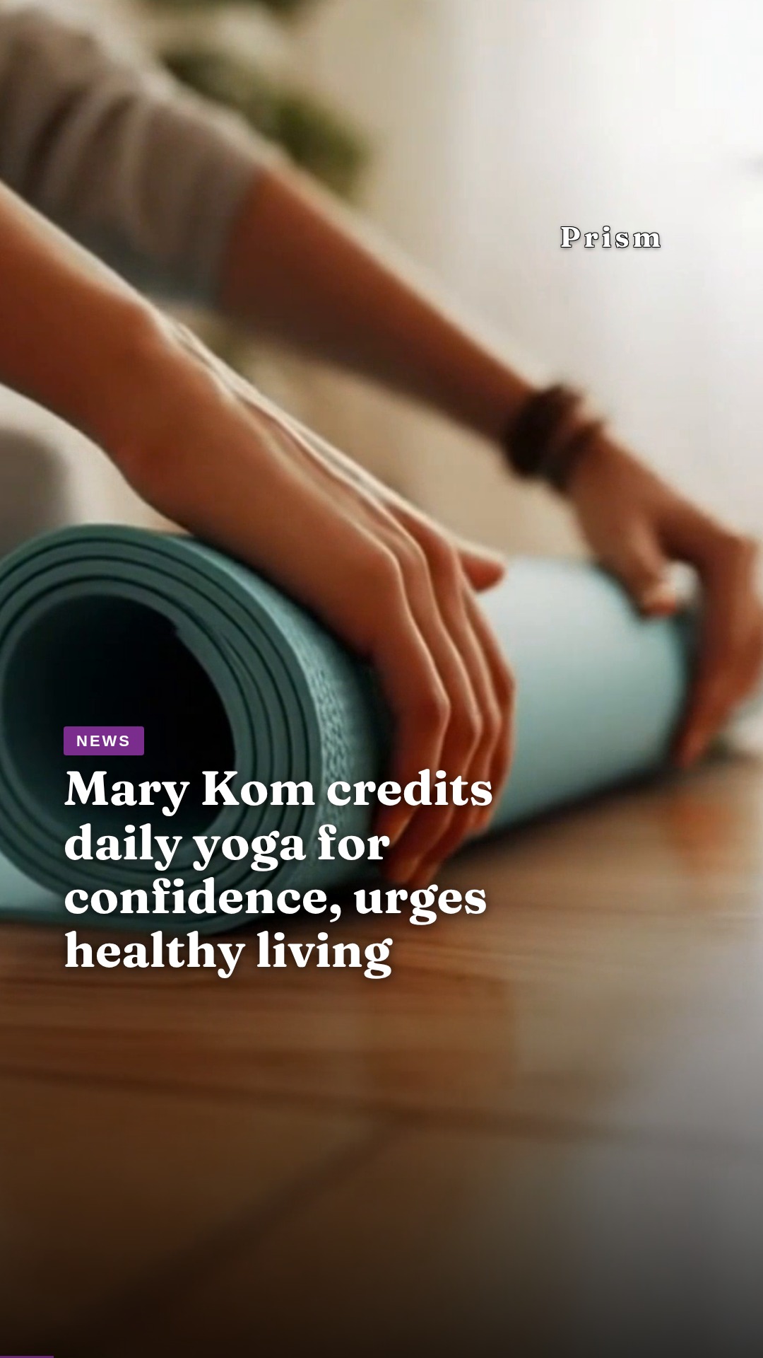 Mary Kom credits daily yoga for confidence, urges healthy living