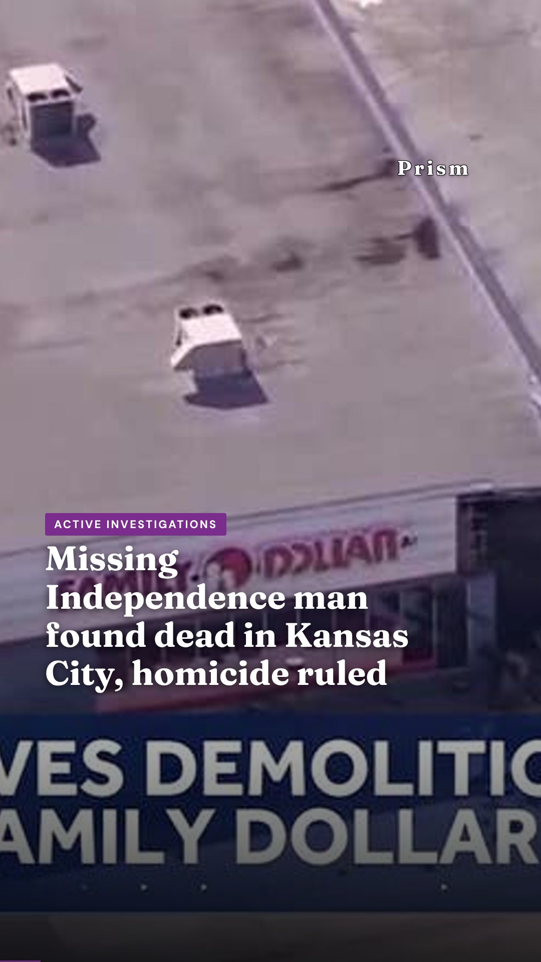 Missing Independence man found dead in Kansas City, homicide ruled