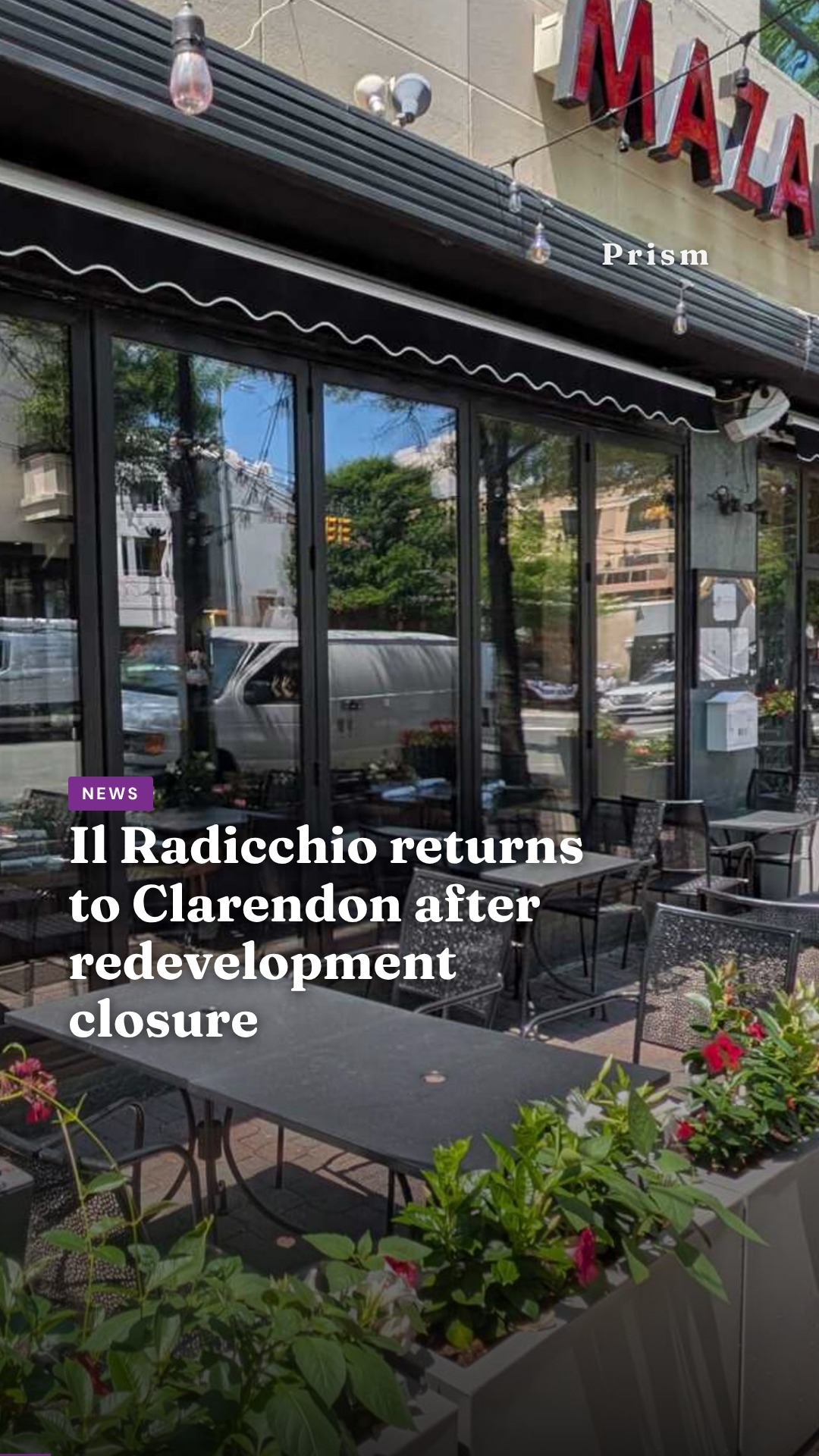 Il Radicchio returns to Clarendon after redevelopment closure