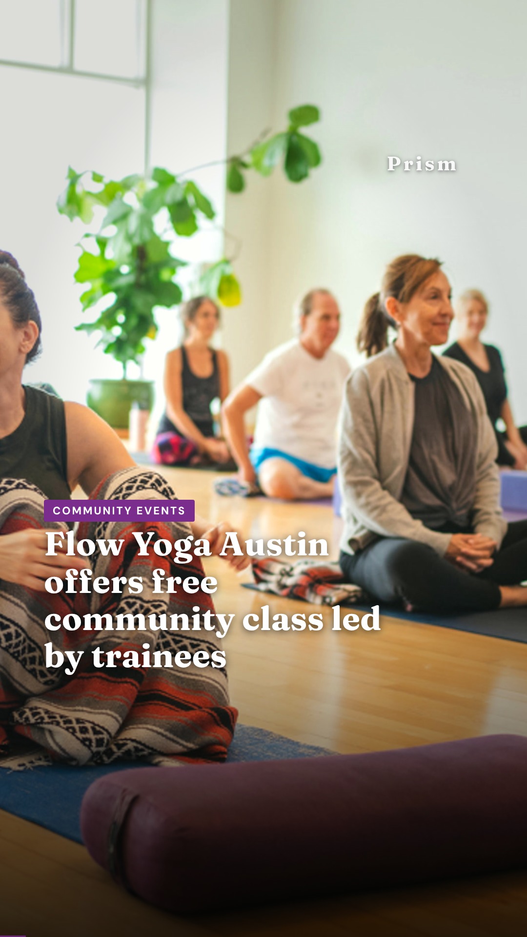 Flow Yoga Austin offers free community class led by trainees