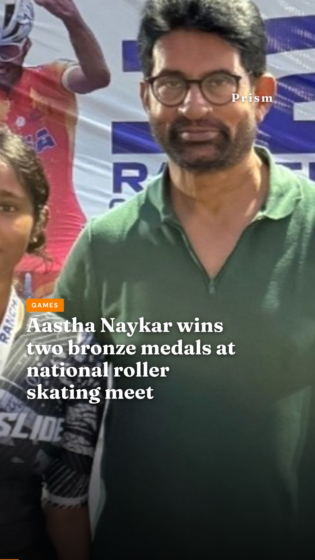 Aastha Naykar wins two bronze medals at national roller skating meet