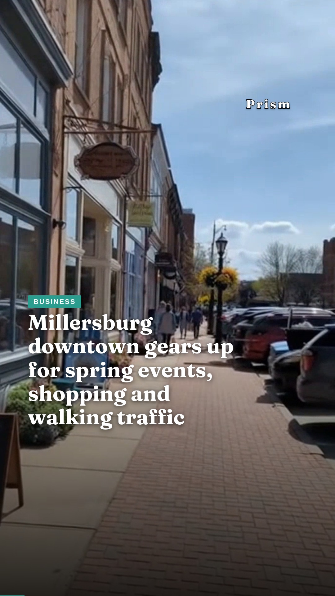 Millersburg downtown gears up for spring events, shopping and walking traffic