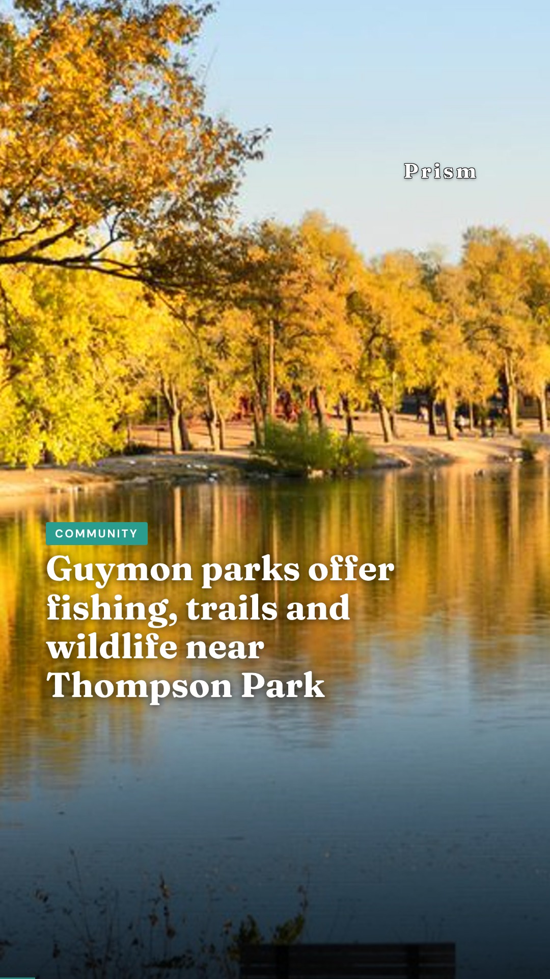 Guymon parks offer fishing, trails and wildlife near Thompson Park