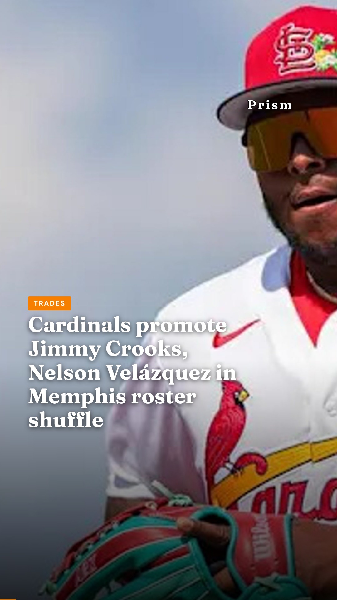 Cardinals promote Jimmy Crooks, Nelson Velázquez in Memphis roster shuffle