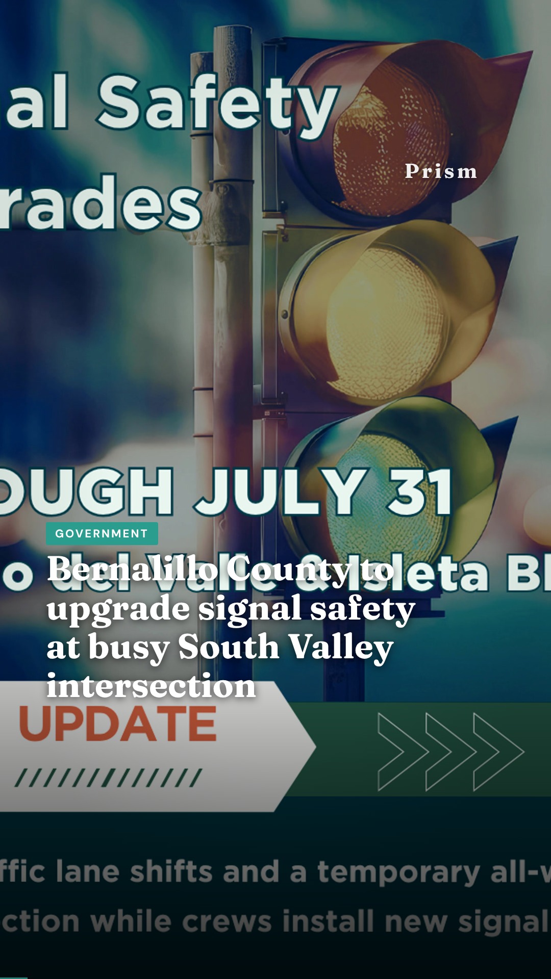 Bernalillo County to upgrade signal safety at busy South Valley intersection