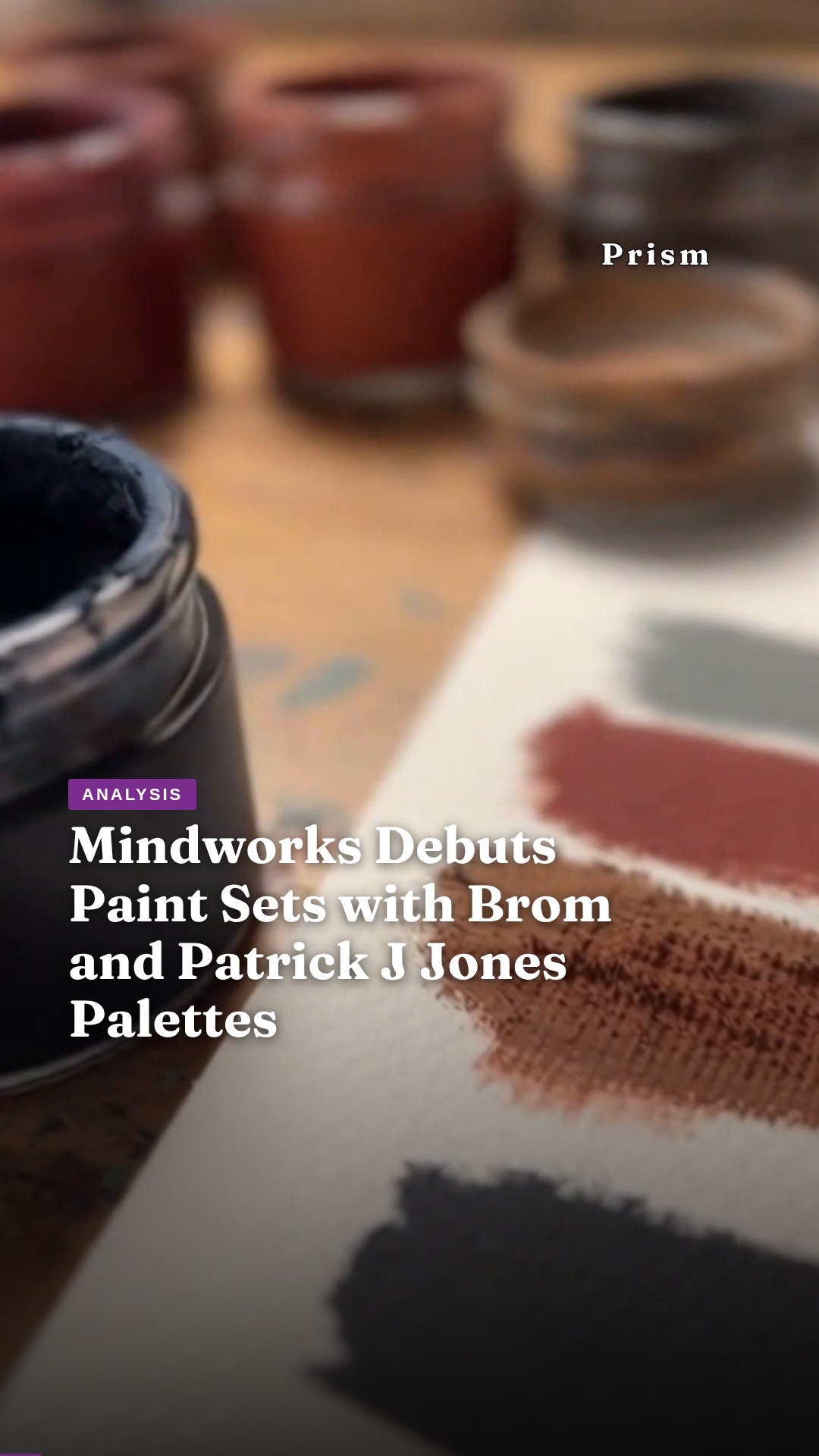 Mindworks Debuts Paint Sets with Brom and Patrick J Jones Palettes