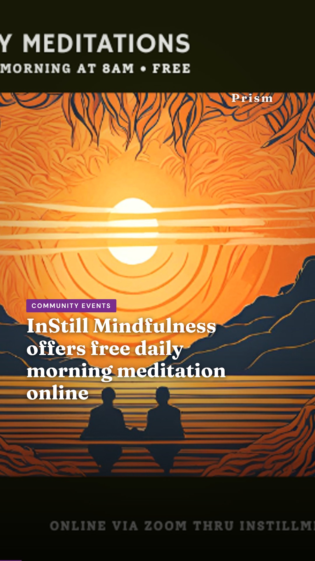 InStill Mindfulness offers free daily morning meditation online