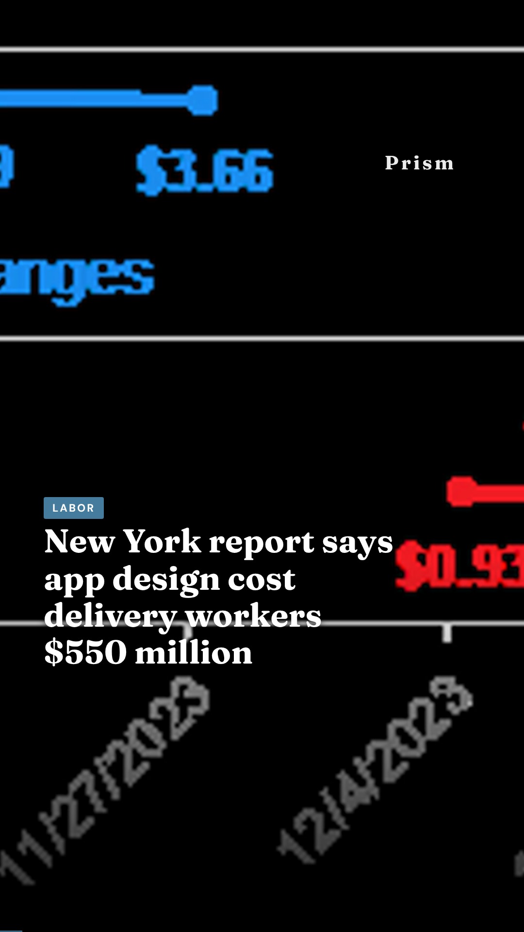 New York report says app design cost delivery workers $550 million