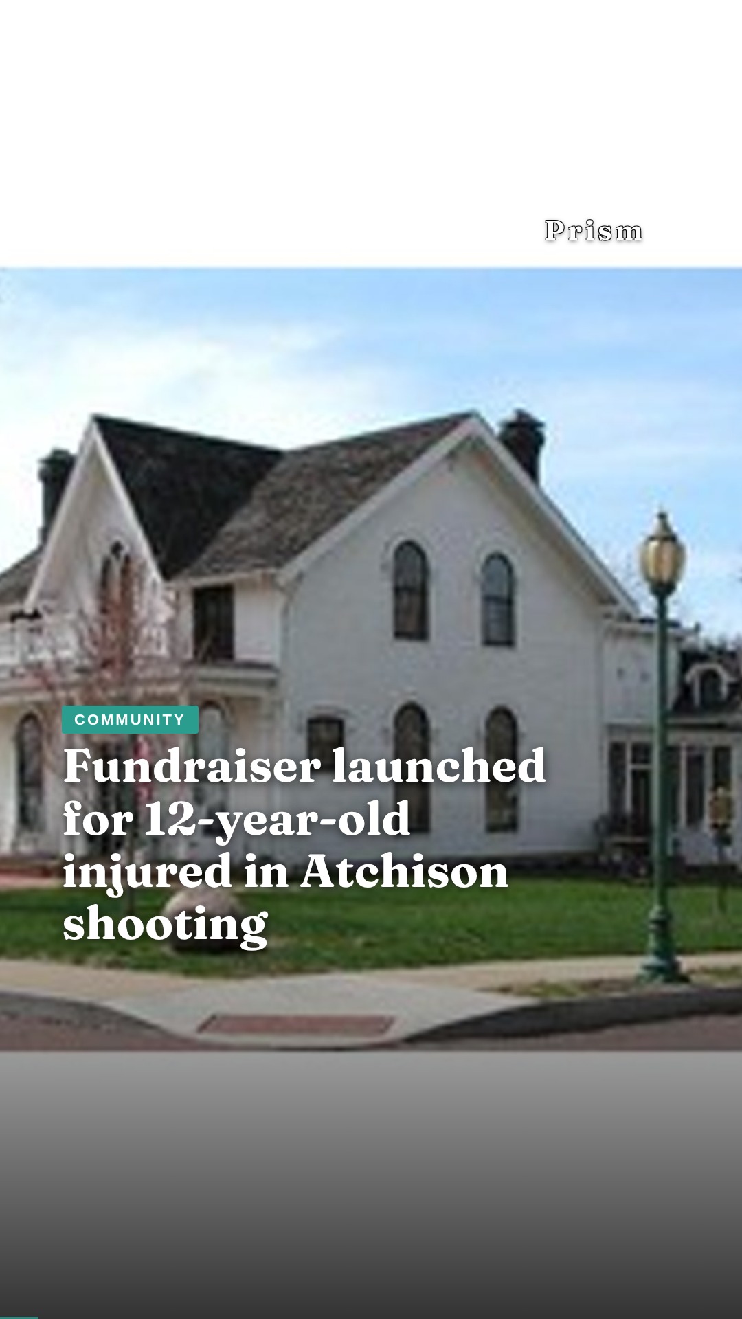 Fundraiser launched for 12-year-old injured in Atchison shooting
